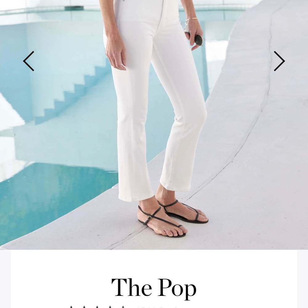 AYR The Pop white jeans - size 28 S